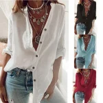 chemise ample lin
