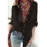 chemise coton lin élégante